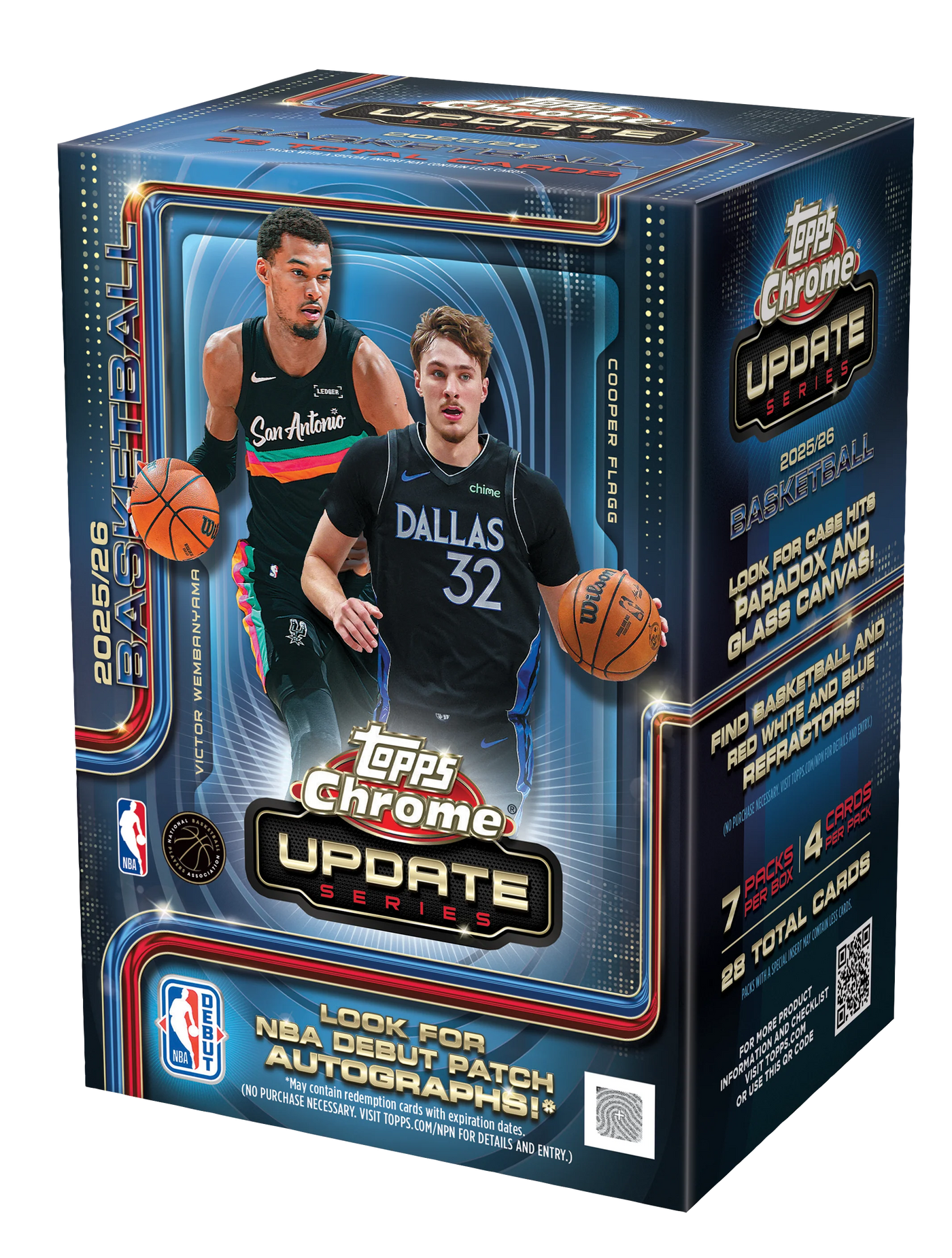 2026 Topps Chrome Updates Basketball Value Box