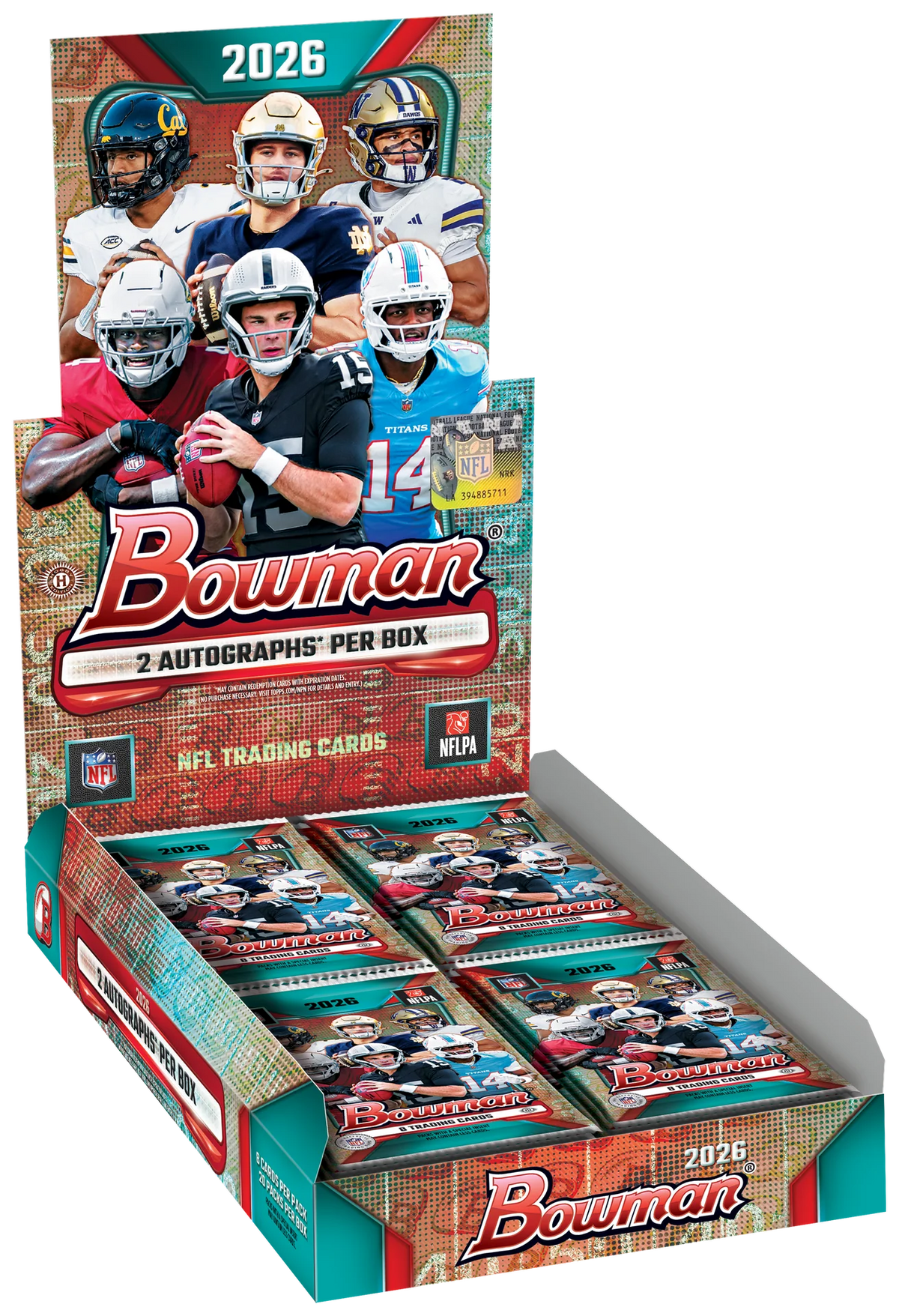 2026 Topps Bowman Football Hobby Box