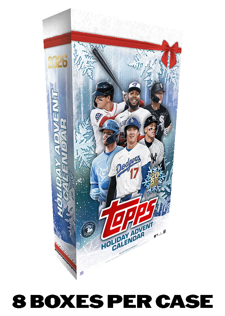 Sealed Case of 8 - 2026 Topps Holiday Advent Calendar