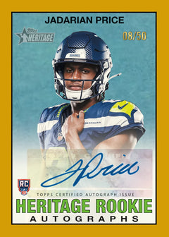 2026 Topps Heritage Football Mega Box
