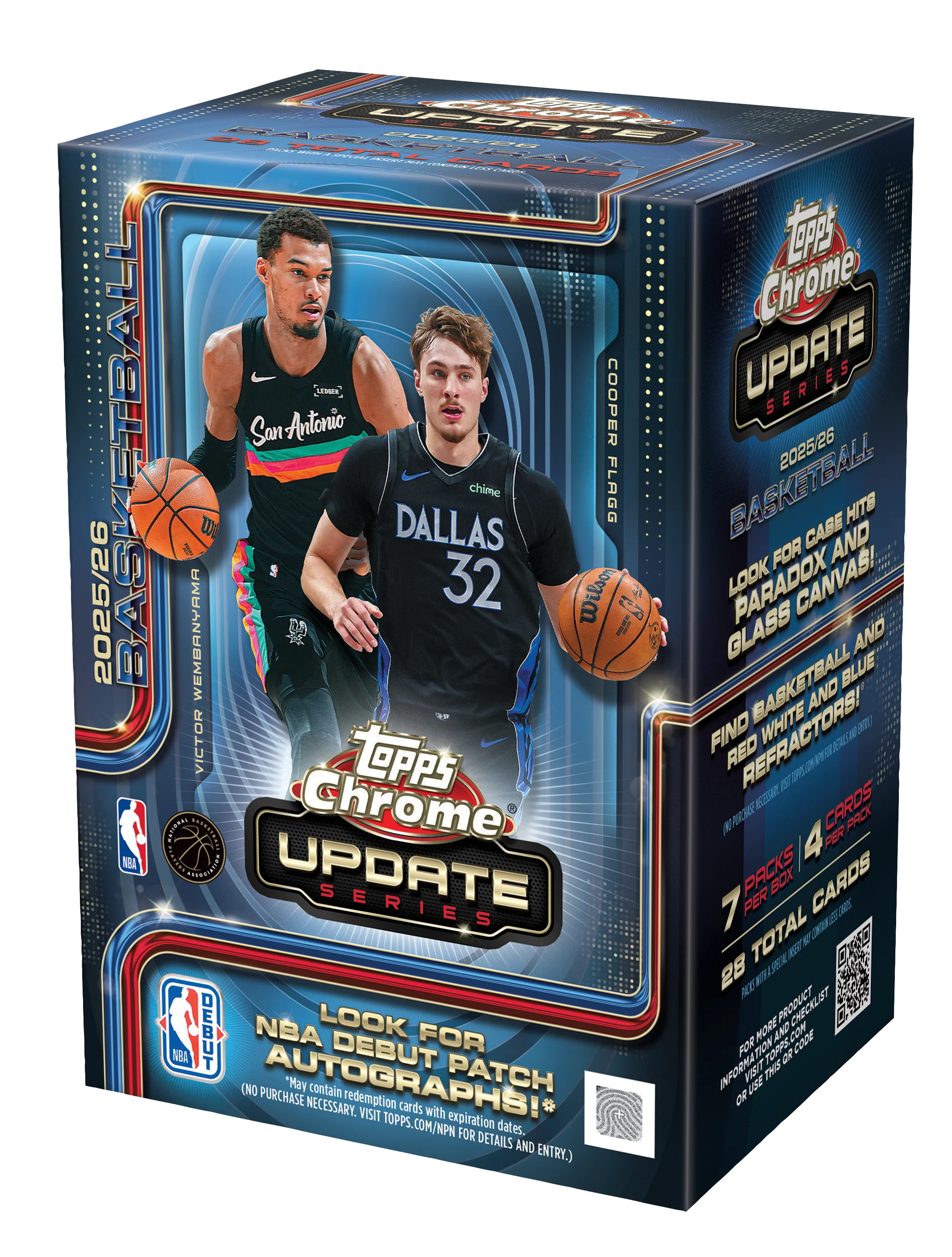 2026 Topps Chrome Updates Basketball Value Box
