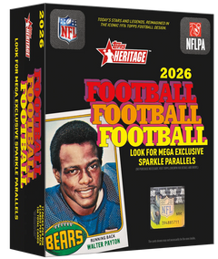 2026 Topps Heritage Football Mega Box