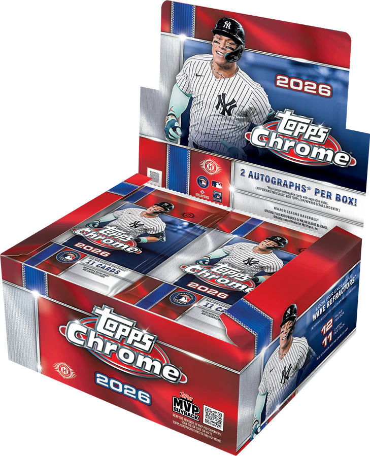 2026 Topps Chrome Baseball Jumbo Box