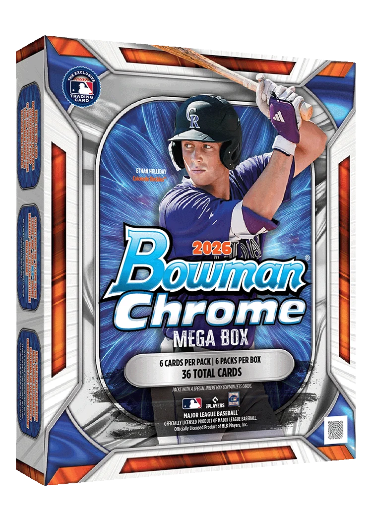 2026 Bowman Chrome Baseball Mega Box