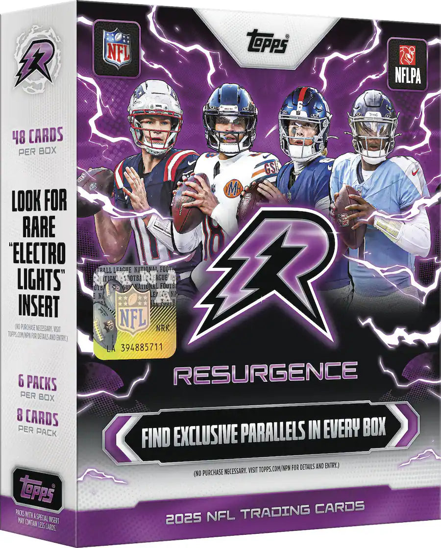 2025 Topps Resurgence Football Mega Box
