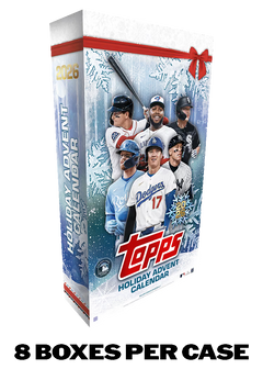 Sealed Case of 8 - 2026 Topps Holiday Advent Calendar